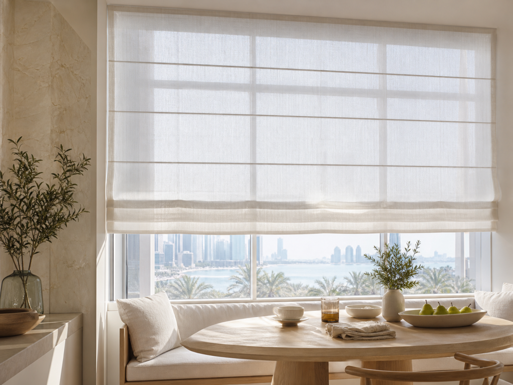 Sheer Roman Blinds